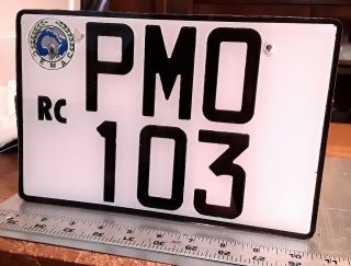 Republic Of Congo - Military Motorcycle License Plate - Recent Series