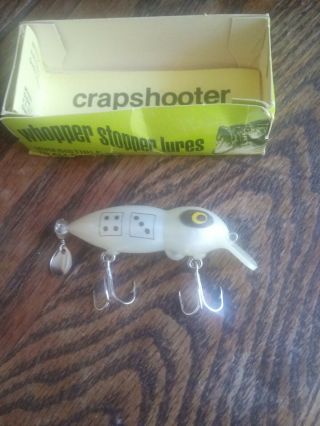 Vintage Whopper Stopper Crapshooter Fishing Lure Limited Edition 7 Come 11
