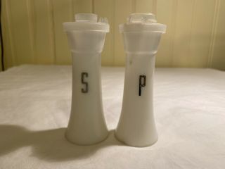 Vintage Tupperware Mini Hourglass Salt & Pepper Shakers