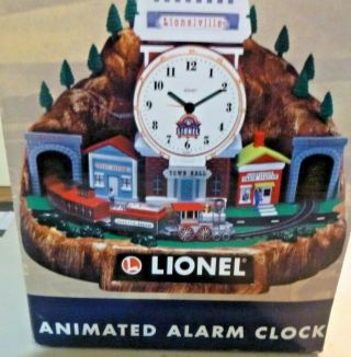 Lionel 100th Anniversary Animated Talking Train Alarm Clock w/ Box & Papers 2