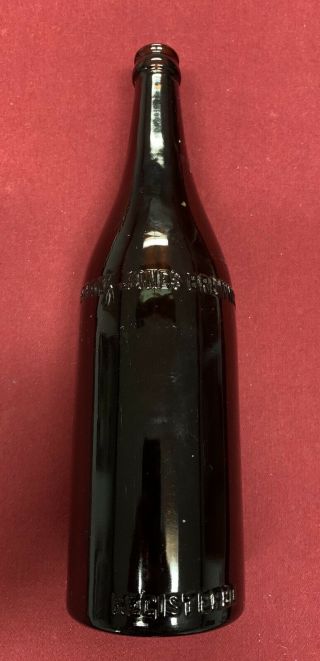 Vintage / Antique Frank Jones Brewery Brown Beer Bottle