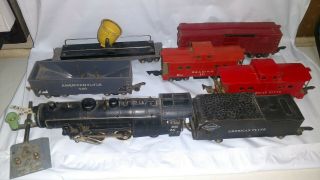 Vintage Early 1950s American Flyer Train Set With Engine 300 Atlantic