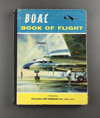 Boac Book Of Flight 1959 Bristol Britannia Comet 4 Douglas Dc - 7c B.  O.  A.  C.
