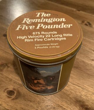 The Remington Five Pounder Collectible Tin
