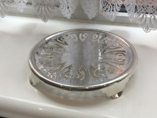 Lovely Vintage Yeoman Silver Plated Tea Pot Stand