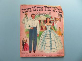 Gone With The Wind Paper Dolls - 5 Doll Set