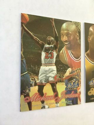 Michael Jordan 1997 - 98 Flair Showcase Showstopper Row 2,  Section 2 Set 80 Cards