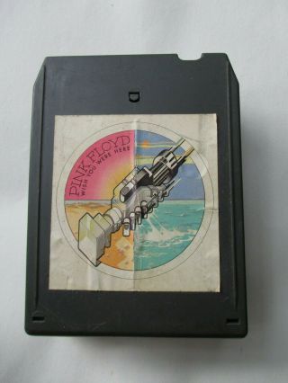 Vintage 8 Track Tape Pink Floyd " Wish You Were Here "