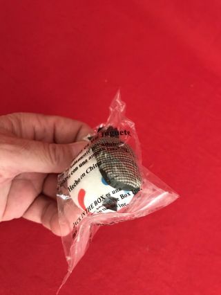 Jack In The Box Antenna Ball Topper Rare,  Brown Tweed Golf 2007 In Package