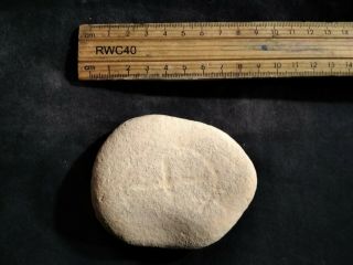 Small Fine Old Engraved Stone North Central Desert Australia Message Aborig