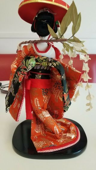 Vintage Geisha Doll Fujimusume,  Kyugetsu Co. ,  ltd.  Tokyo,  Japan 2