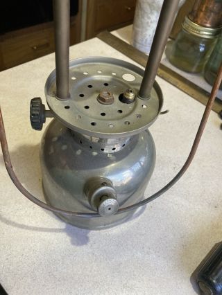 Coleman Lantern Model 242c Dated 3 - 50 For Repair Or Parts.  No Globe Or Vent - Top