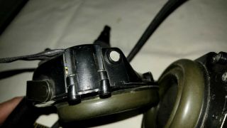 Vintage USGI Army Bose Triport Tactical Communication Headset Black Olive Drab 3