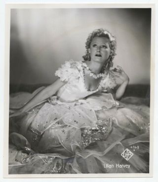 Lilian Harvey 1937 Vintage Hollywood Portrait In Fanny Elssler