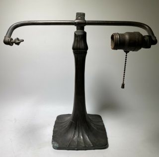 Antique 1920s Handel Mission Arts & Crafts Desk Lamp Signed