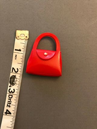 Clone? Japanese Exclusive Red Vinyl Purse For Your Vintage Barbie Doll