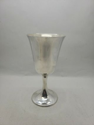 Gorham,  Sterling Silver,  Gold Wash,  Water Goblet,  Number 272 (185gr)