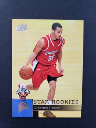 Stephen Curry 2009 - 10 Upper Deck Star Rookies 234 Davidson Warriors Ud Rc