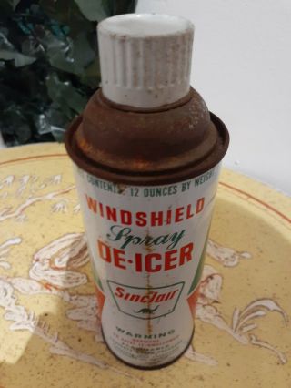 Sinclair Vintage Gas And Oil De Icer Can
