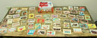 Vintage 1970s Ama American Motorcycle Association Racing Stickers & Box
