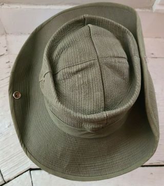 Rare Vintage French Army Foreign Legion Jungle M - 49 Bush Hat Indochina Vietnam