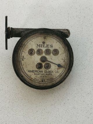 Antique Victorian 1897 American Clock Company Cyclometer Cycle Miles Counter