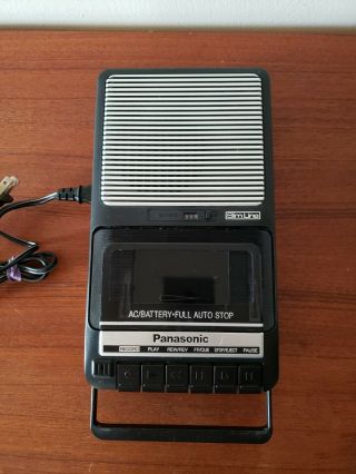 Panasonic Slimline Rq - 2102 Cassette Tape Recorder Vintage 1994 Portable Unit
