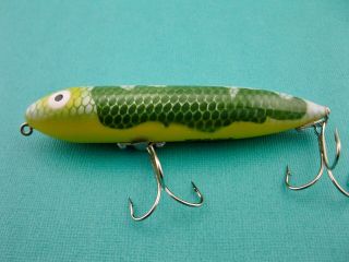 Limited Heddon Zara Spook - Blue/green/yellow - Unfished