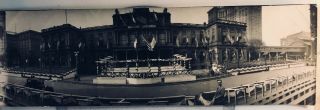 Charles Lindbergh Panoramic Photo City Hall York Parade