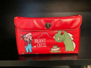 Vintage 1961 Beany And Cecil Vinyl Lunch Box