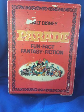 The Wonderful World Of Walt Disney Book Set Vintage 1965 Golden Press 4 Books