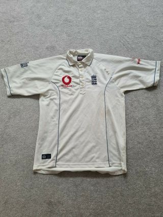 Vintage England Ashes 05 Cricket Shirt Medium