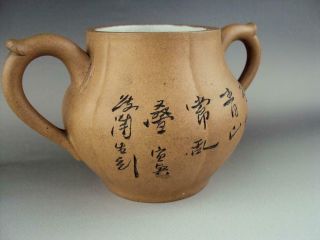 Hall Marked Rare Unusual 1920 Chinese Yixing Zisha Oriental Antiques Pot 2