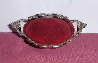 Vintage/antique Gorham Cromwell Sterling Pin Cushion Or Nut Dish 4780