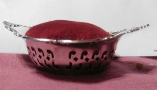 Vintage/Antique Gorham Cromwell Sterling Pin Cushion or Nut Dish 4780 3
