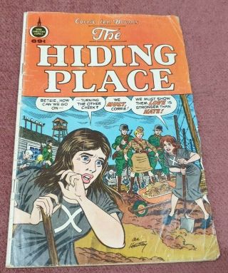 Vintage Spire Christian Comic Book Corrie Ten Booms The Hiding Place 1971