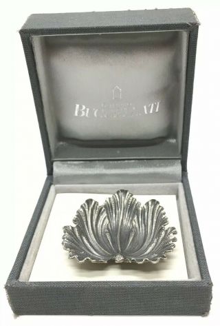 Gianmaria Buccellati Sterling Silver 925 Leaf Dish Small Size