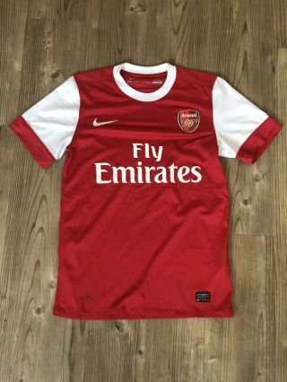 Arsenal Nike Vintage Football Home Shirt 10/11 Mens Small