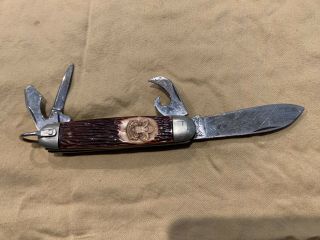 Vintage Imperial Boy Scouts Of America Scout Camp Bsa 4 Blade Pocket Knife