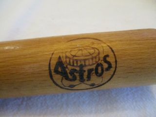 Vintage Astros Miniature Wooden Bat With Astrodome Logo