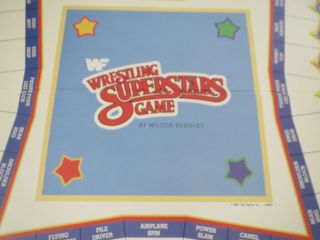 VINTAGE 1985 WWF WRESTLING SUPERSTARS GAME BOARD GAME MILTON BRADLEY 3