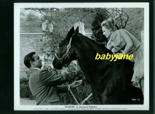 Tippi Hedren Sean Connery Vintage 8x10 Photo On Horseback 1964 Hitchcock Marnie