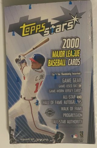2000 Topps Stars Baseball Hta Hobby Box Factory 24 Pack