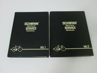 Schwinn Bicycle Service Manuals Volumes 1&2 Hardcover Book Set (1969 - 72)