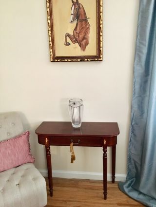 Bombay Company Federal,  Regency Style Mahogany Console/ End Table With A Drawer