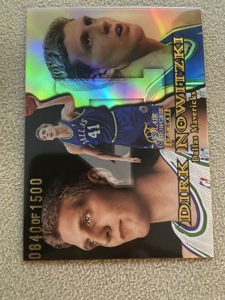 1998 - 99 Flair Showcase Row 1 Dirk Nowitzki Rookie Card