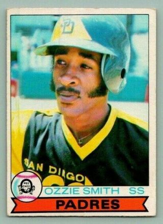 1979 O - Pee - Chee Ozzie Smith Rookie Card 52 Vg/ex,  Vintage Baseball