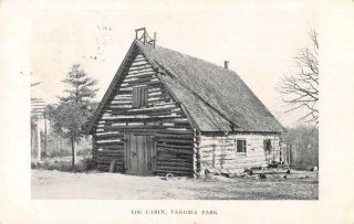 Washington Dc Takoma Park Log Cabin Vintage Postcard Aa17966