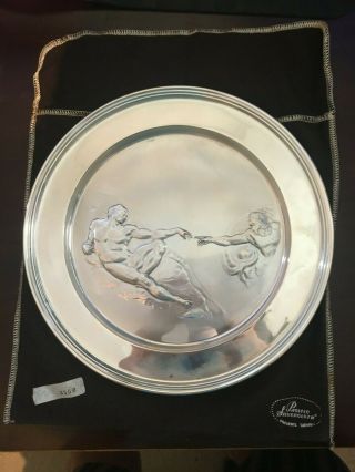 Limited Edition English Sterling Silver Plate 