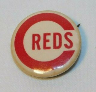Vintage Cincinnati Reds Mlb Baseball Pinback Pin